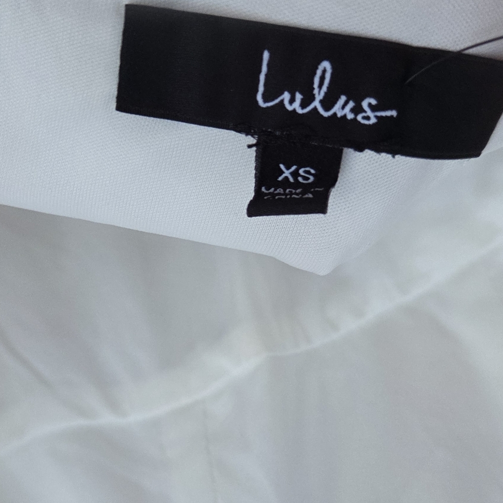 Lulus Put a Bling on It White Sequin V-Neck Backless Mini Dress XS - Picture 5 of 5